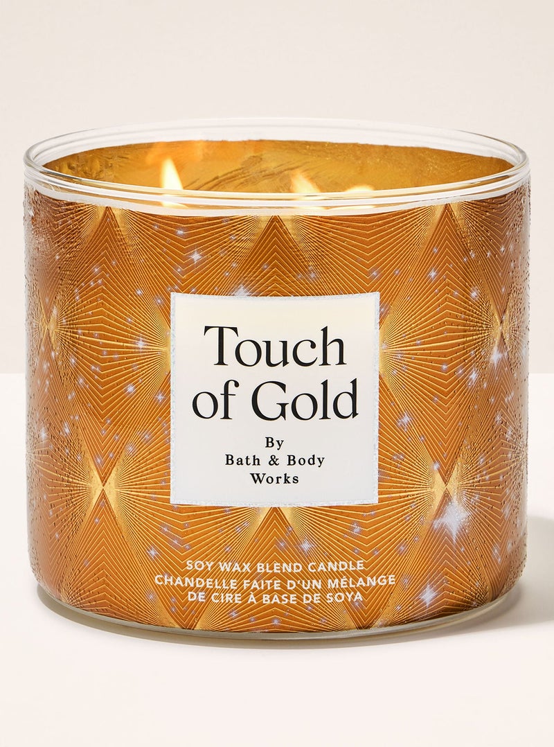 Touch Of Gold 3-Wick Candle